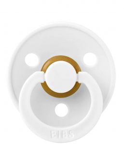 BIBS - Baby´s pacifier 0-18mth - White