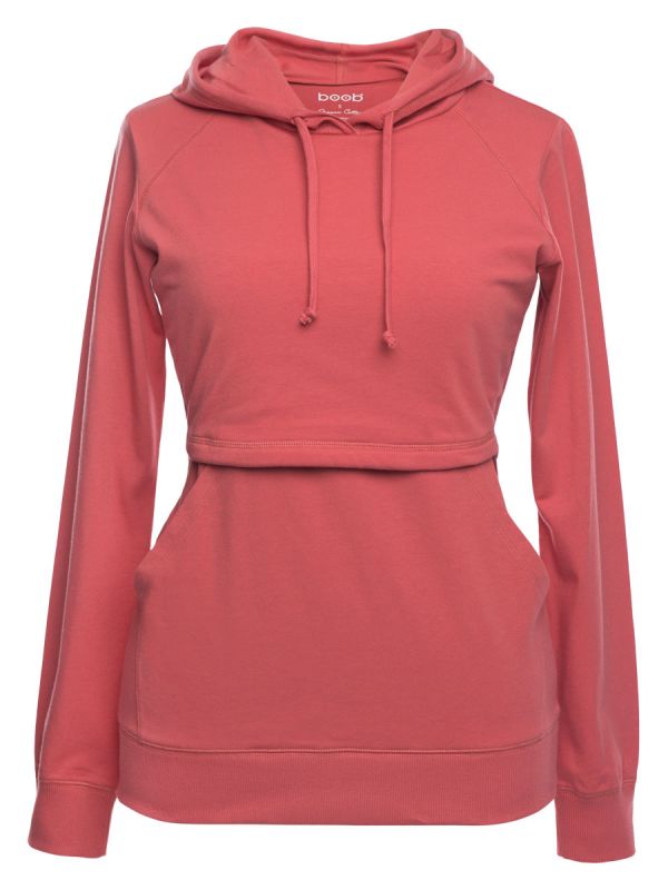 BOON DESIGN B-Warmer Hoodie nursing hoodie keeps the breasts warm both during bouncing winter frosts and on summer evenings. The shirt is made of double fabric at the breasts and the lower layer is warming fleece.