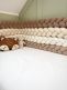 Bouclé Braided Edge Protector for Cot and Junior Bed - Ecru