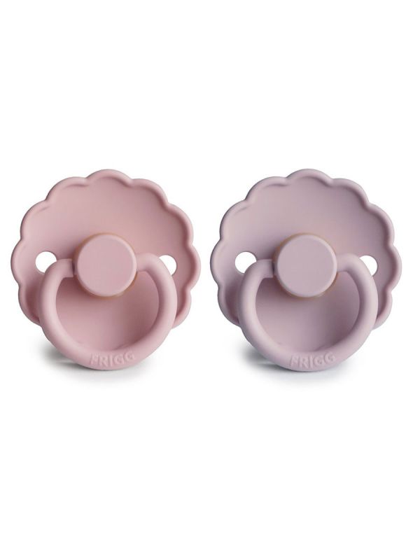 FRIGG - baby's latex pacifier 2-Pack, Pink/Lilac