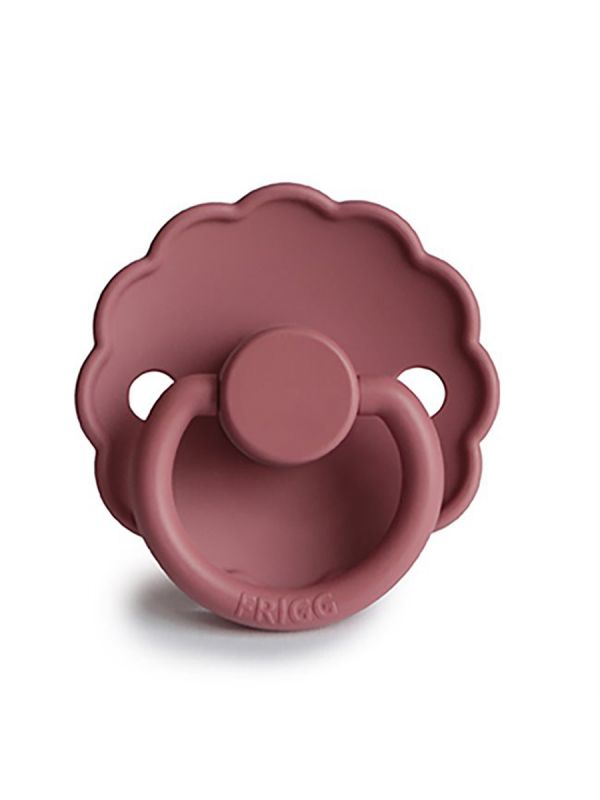 The Danish FRIGG silicone pacifiers are anatomically shaped.