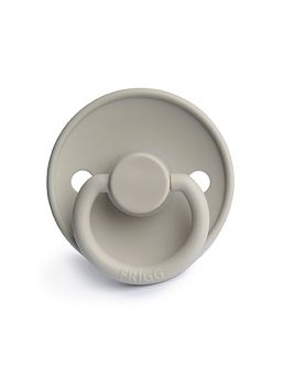 FRIGG - Classic baby's silicone pacifier, Silver gray
