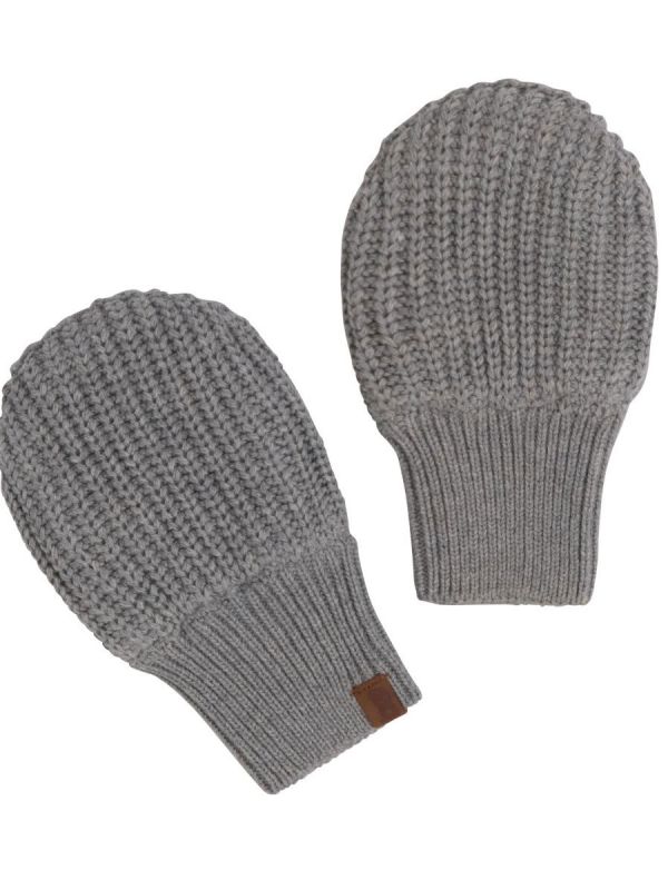 Baby's Only - teddy gloves for baby, Grey