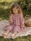 Gauze dress for children (long-sleeves), Old Pink