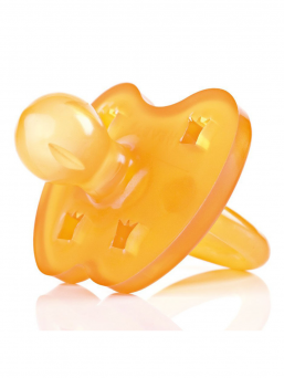 Hevea natural rubber pacifier (round)