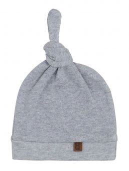 Knotted hat for baby, grey | BABY´S ONLY