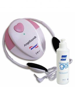 Angelsounds fetal doppler JPD-100S + ultrasound gel