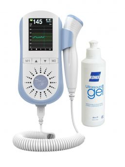 Fetal doppler JPD-100E + ultrasound gel