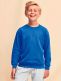 Children's sweatshirt with name and number, red