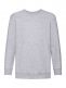 Children's sweatshirt with name and number, grey