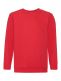 Children's sweatshirt with name and number, red