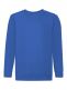 Children's sweatshirt with name and number, royal blue