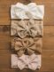 Wide bow headband for baby – elastic headband, Old Pink