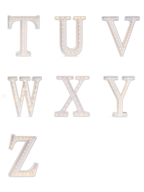 Little Lights Night Light, Letter (26 options)