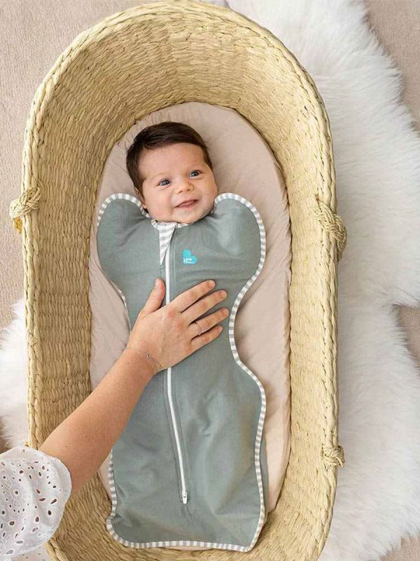 LOVE TO DREAM Swaddle Up swaddling bag Original (TOG 1.0) - Deep Olive