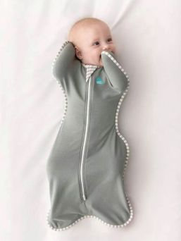 LOVE TO DREAM Swaddle Up swaddling bag Original (TOG 1.0) - Deep Olive