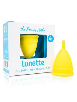 Lunette menstrual cup (yellow)