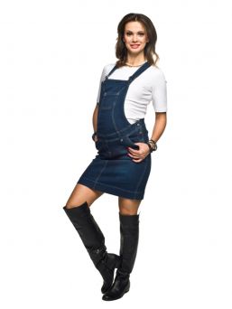 Maternity Bib Overall denim Skirt