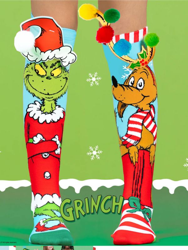 MADMIA Funny Grinch & Max Christmas Stockings