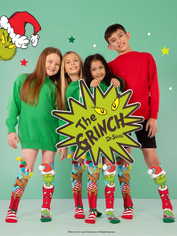 MADMIA Funny Grinch & Max Christmas Stockings