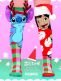 MADMIA Funny Lilo & Stitch Christmas Stockings