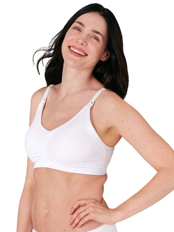Medela 3in1 nursing and pumping bra - white