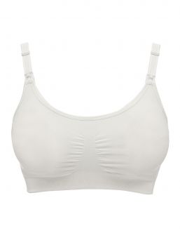 Medela 3in1 nursing and pumping bra - white