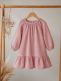 Gauze dress for children (long-sleeves), Old Pink