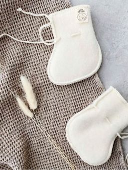 Baby merino wool booties | LANAcare 
