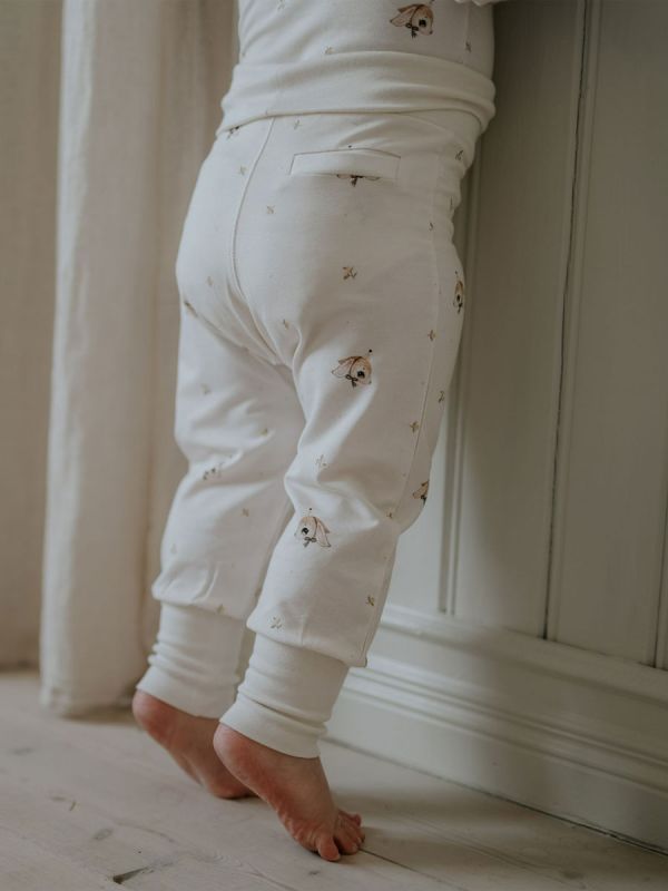 GEGGAMOJA Baby pants in the softest bamboo and with a print from Mrs Mighetto.