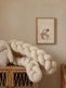 Crib Bumper – handmade, Velvet Cream