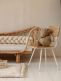 Crib Bumper – handmade, Velvet Cream