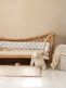 Crib Bumper – handmade, Velvet White