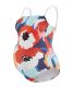 Colorful Cache Coeur Maternity Swimsuit Poppy.