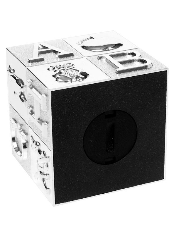 Money box cube ABC