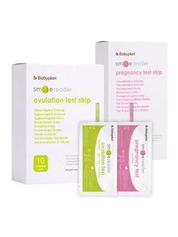 Smile Reader Get Pregnant Kit - 10 Ovulation Tests + 5 Pregnancy Tests + App