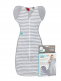 Love to Dream - Swaddle Up 50/50 - grey stripes