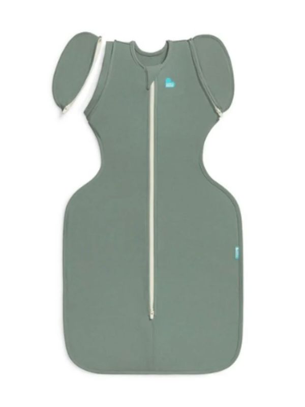 LOVE TO DREAM Swaddle Up Swaddle Bag 50/50 (TOG 1.0) - Deep Olive