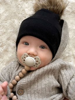 Beanie pompom (6mth/7y)