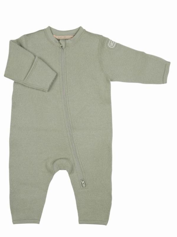 Voksi Merino Wool Overall – midlayer for year-round use, green