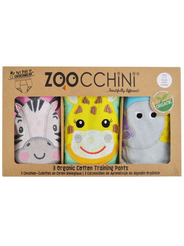 Zoocchini Training Pants 3 Pieces Zoo Friends